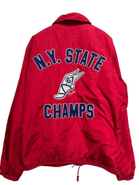 現行 ポロラルフローレン 裏地サーマル コーチジャケット バック