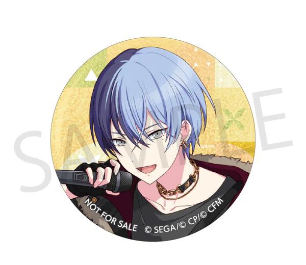 プロセカ 青柳冬弥 42A グリッター缶バッジ 青柳冬弥 【一日限定！】青柳冬