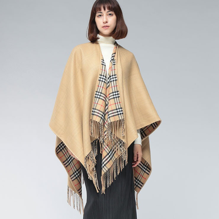 楽天市場】バーバリー ポンチョの通販