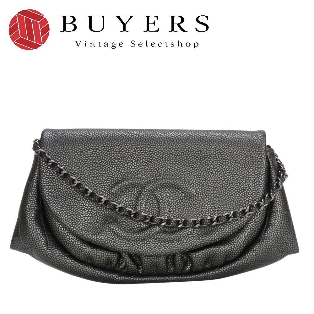 楽天市場】シャネル チェーンウォレット ハーフムーンの通販