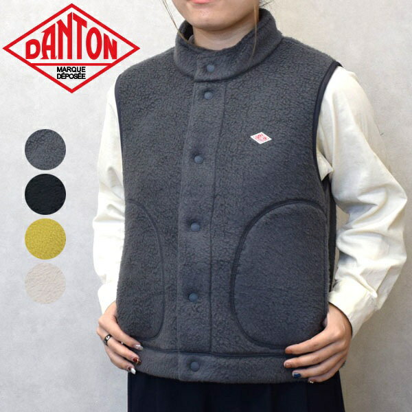 楽天市場】ダントン フリース ベスト（カラーブラック）の通販