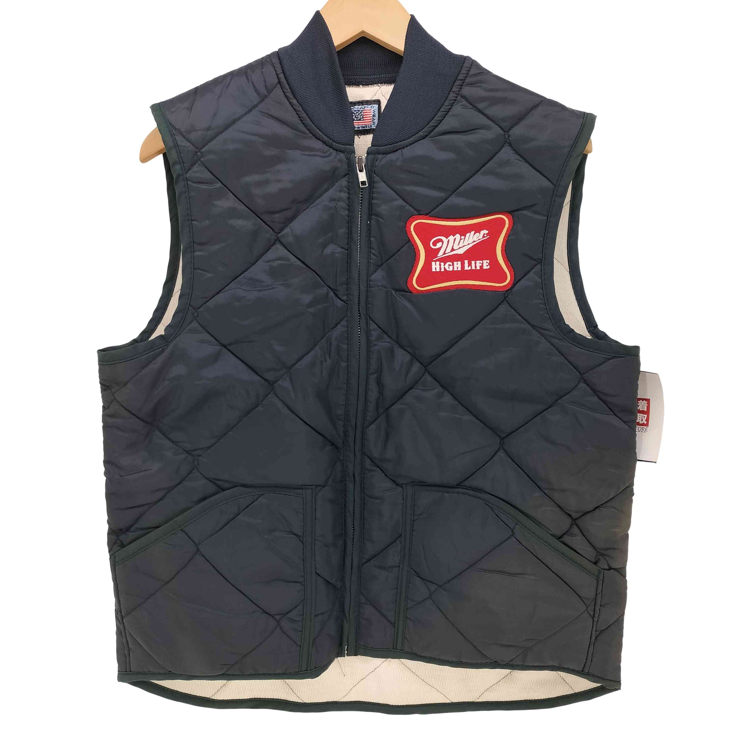 デッドストック SNAP'N WEAR USA製 パイルベスト フリース L デッド