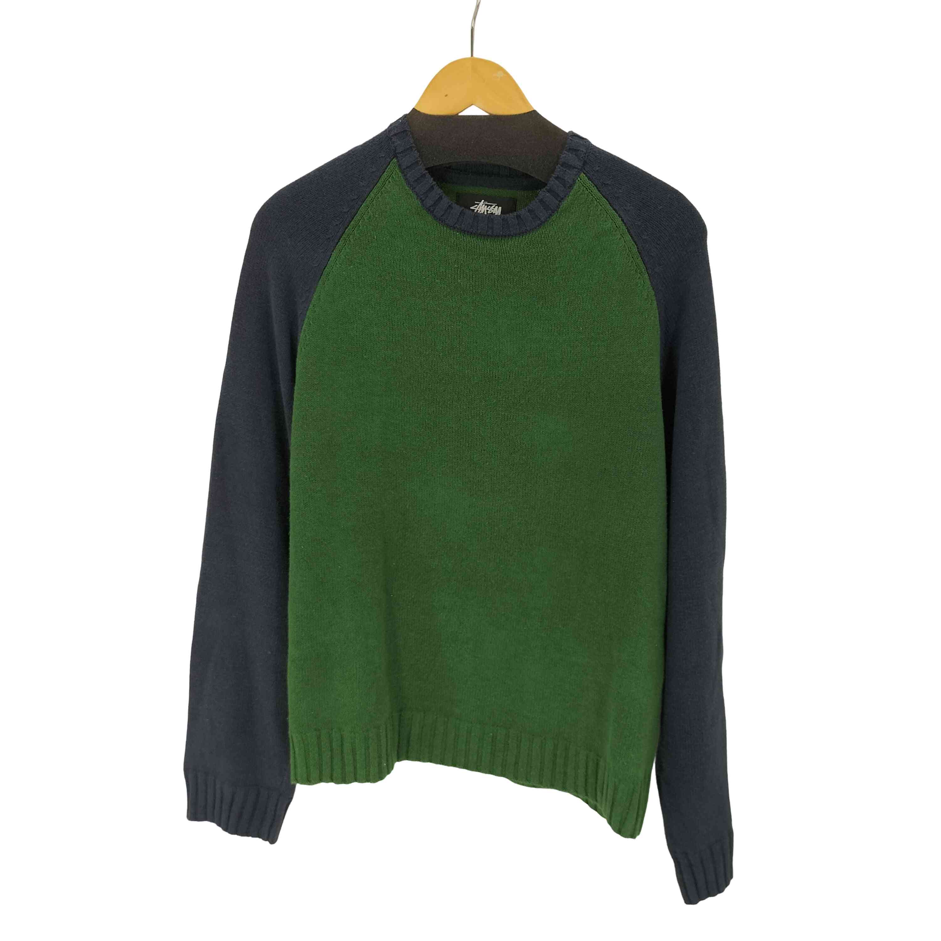 Stussy ステューシー ダークグリーン ニットセーター M 値下げ可