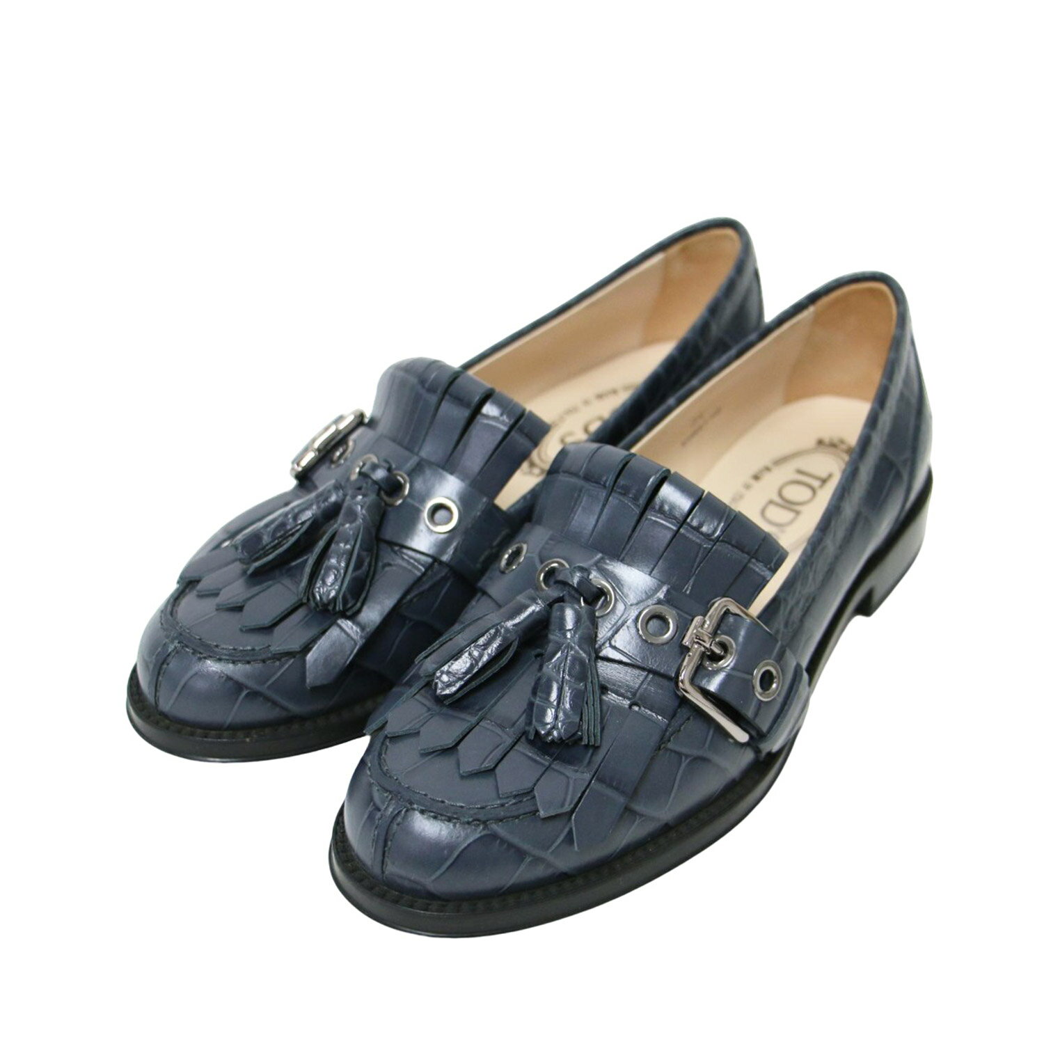 楽天市場】ネイビー レザー（ブランドトッズ）（ローファー