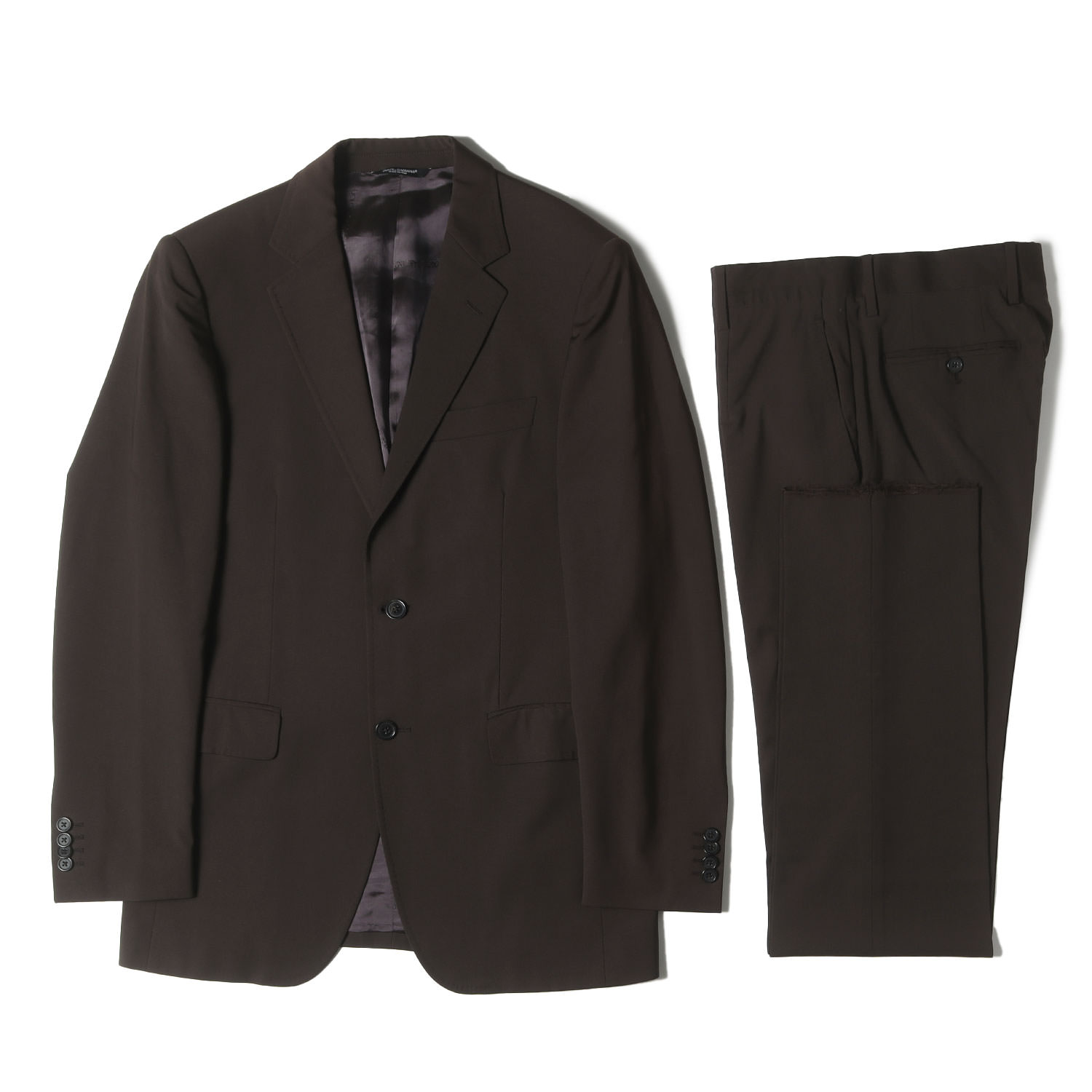 希少！ドルチェ&ガッバーナ/黄金/シルク地/デザイン/スーツ