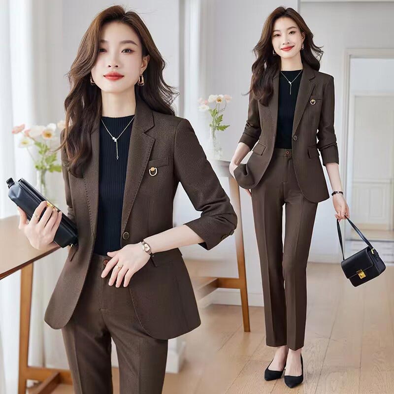 楽天市場】ダークブラウン（スーツ・セットアップ｜レディース