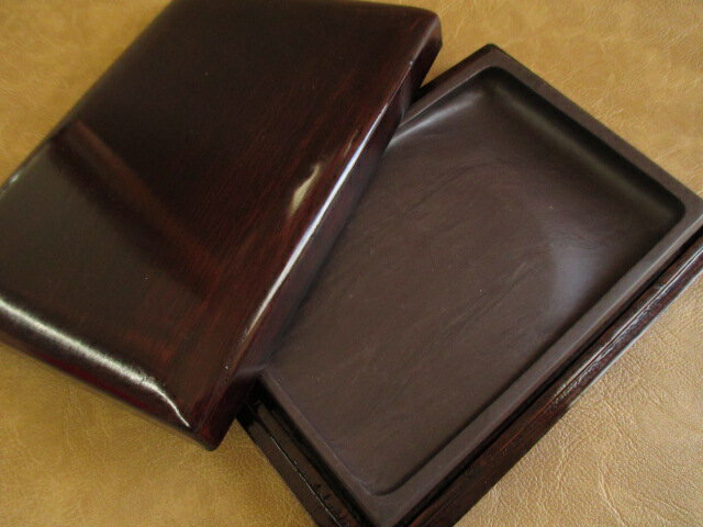 ⭕️赤間硯 希少 日月研 径147m m 泉光堂 美品 女性好み ⭕️赤間硯