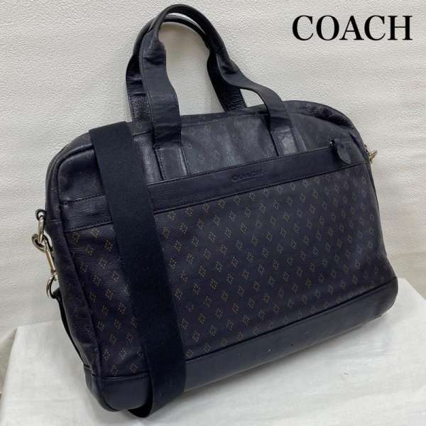 楽天市場】COACH（カラーネイビー）（ビジネスバッグ・ブリーフケース