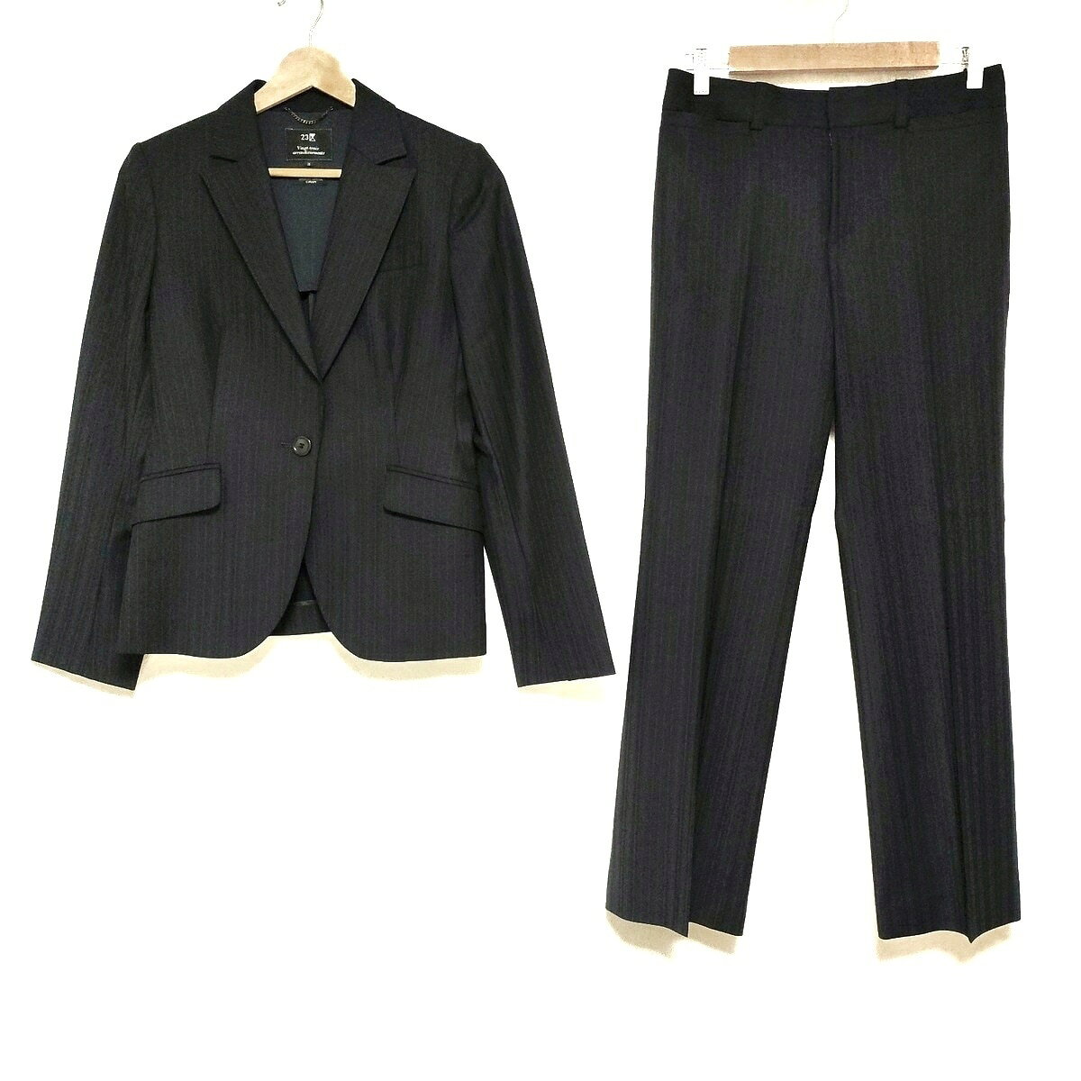 23区 スーツセットアップ 4点セット ダークブラウン 希少 レア 23区