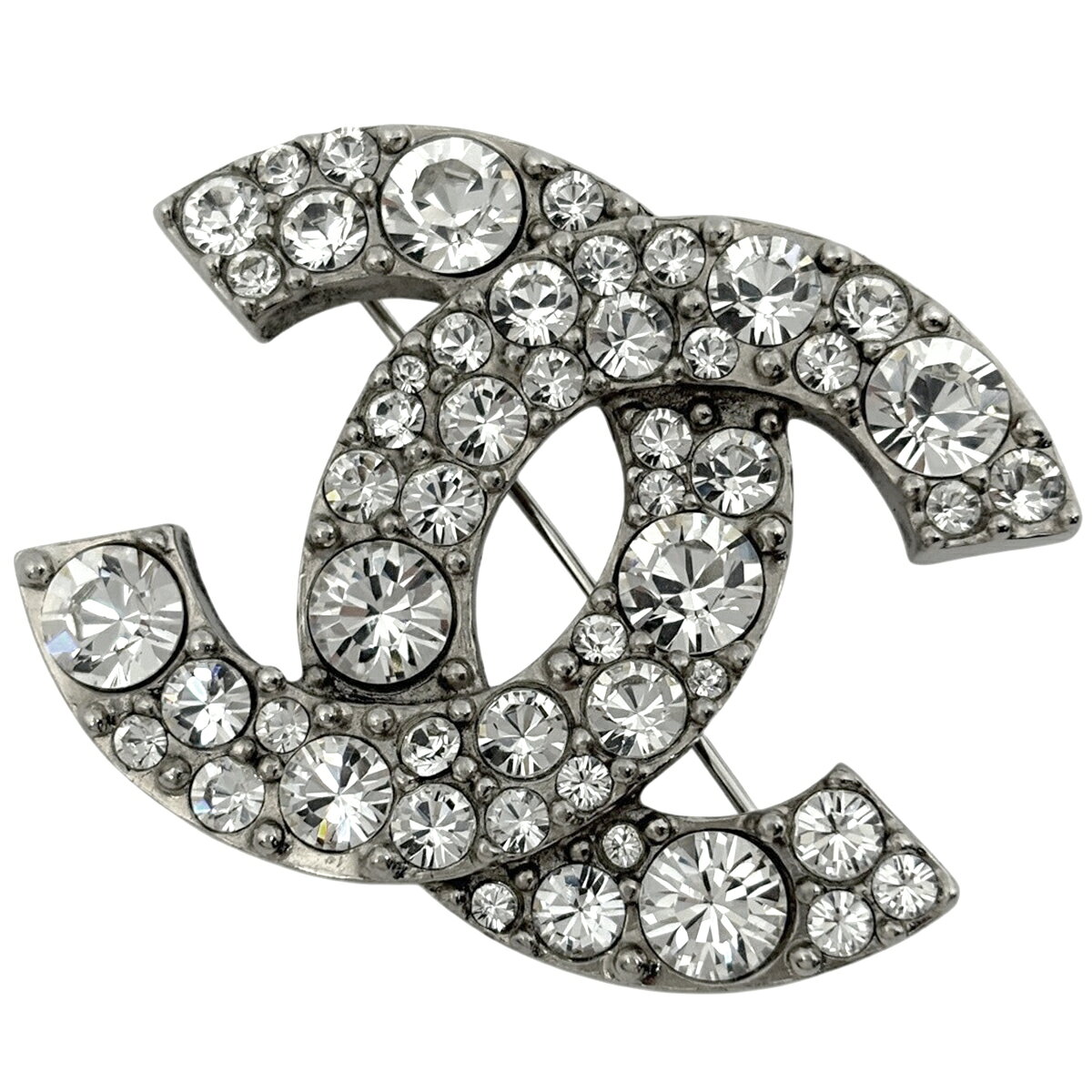 楽天市場】シャネル ブローチ シルバーの通販