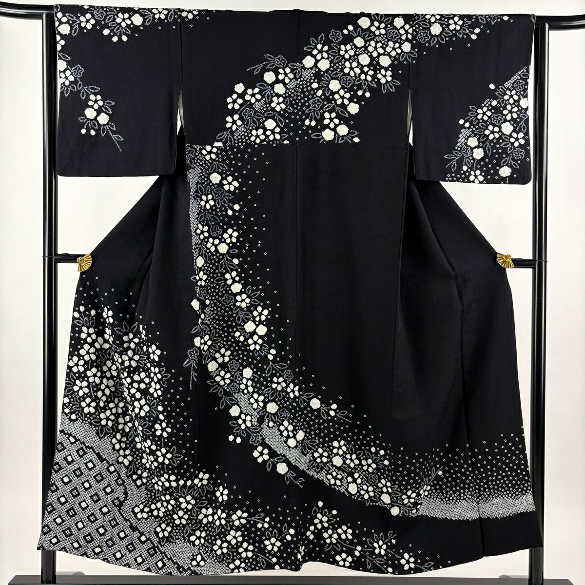 楽天市場】絞り 訪問着 黒の通販