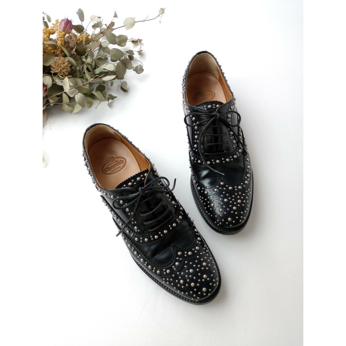 楽天市場】チャーチ 靴 スタッズ（レディース靴｜靴）の通販