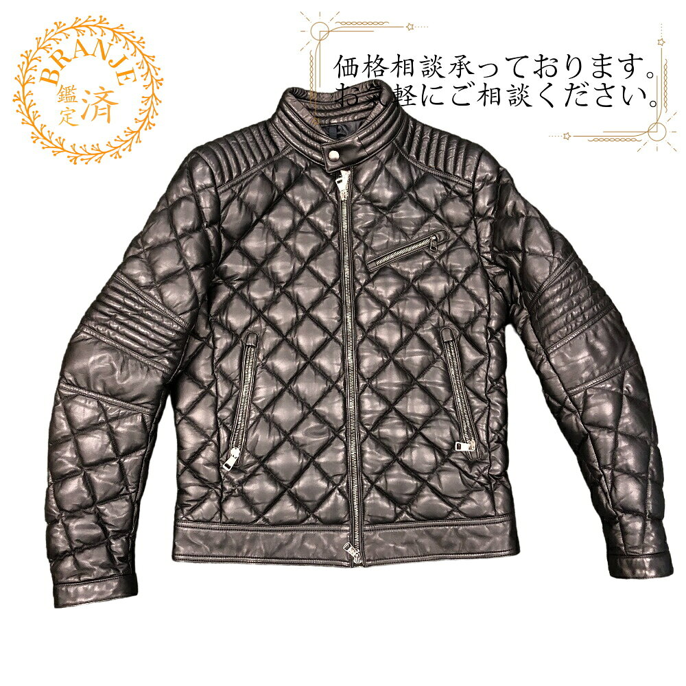 楽天市場】キルティング レザー（ブランドモンクレール）（メンズ