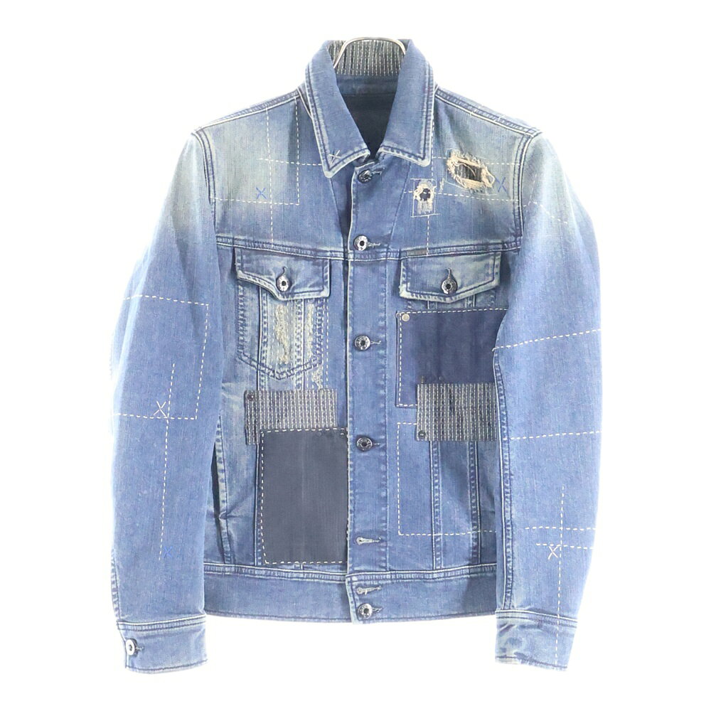 楽天市場】パッチワーク デニム（ブランドディーゼル）（コート