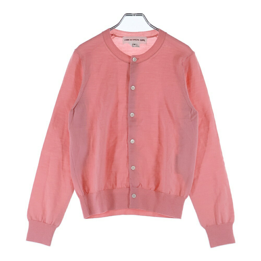 コムデギャルソンガール☆レディース☆カーディガン（赤×白の水玉