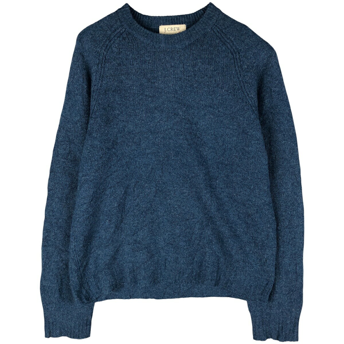 90s J.CREW ニット ハンドニット 水色 肉厚 実寸XL 2026年最新】j CREW