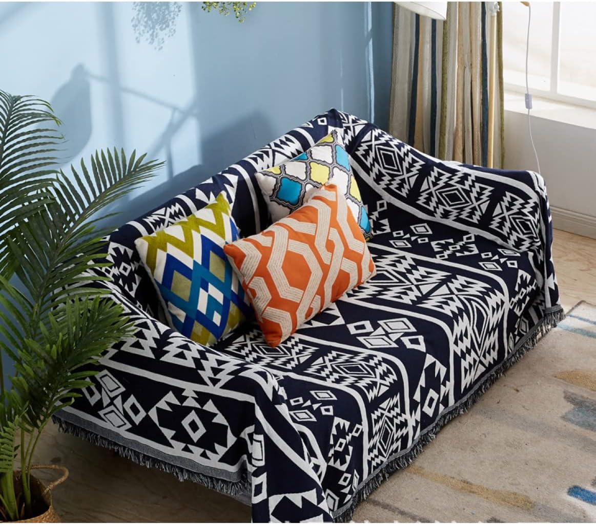 絵画風 マルチカバー ソファーカバー ヴィンテージラグ113x170 【公式