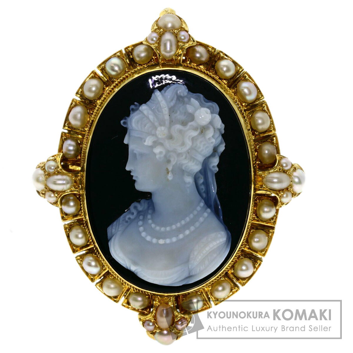 パフェ様専用 希少品 一点もの APA カメオブローチ おしゃれ