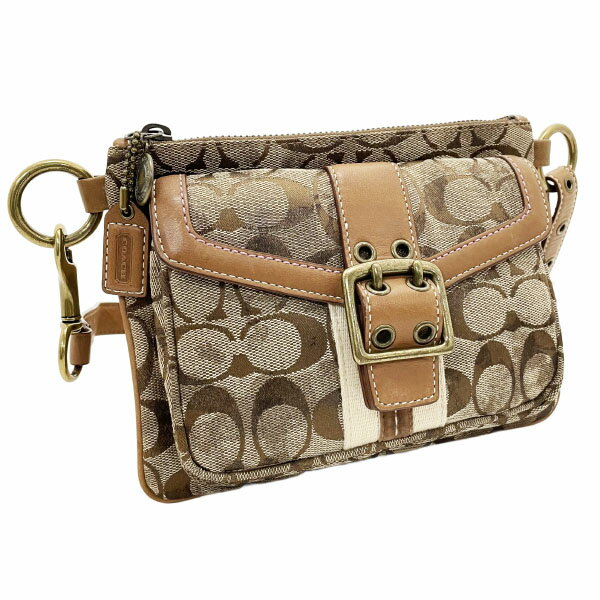 楽天市場】coach ポーチ（カラーベージュ）（ボディバッグ・ウエスト