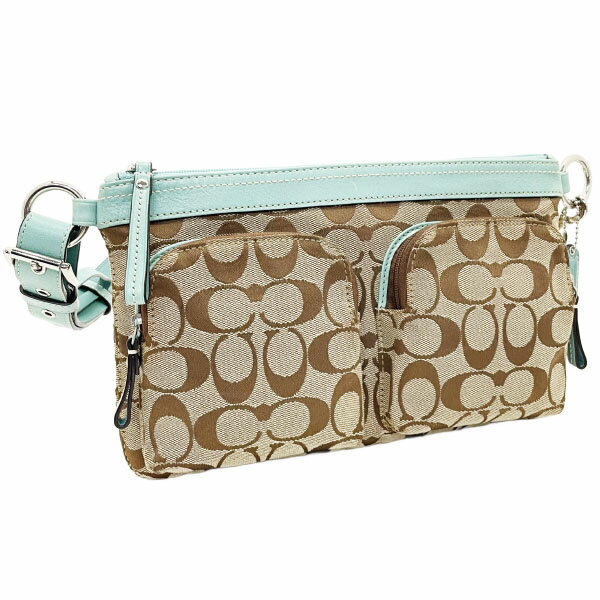 楽天市場】coach ポーチ（カラーベージュ）（ボディバッグ・ウエスト
