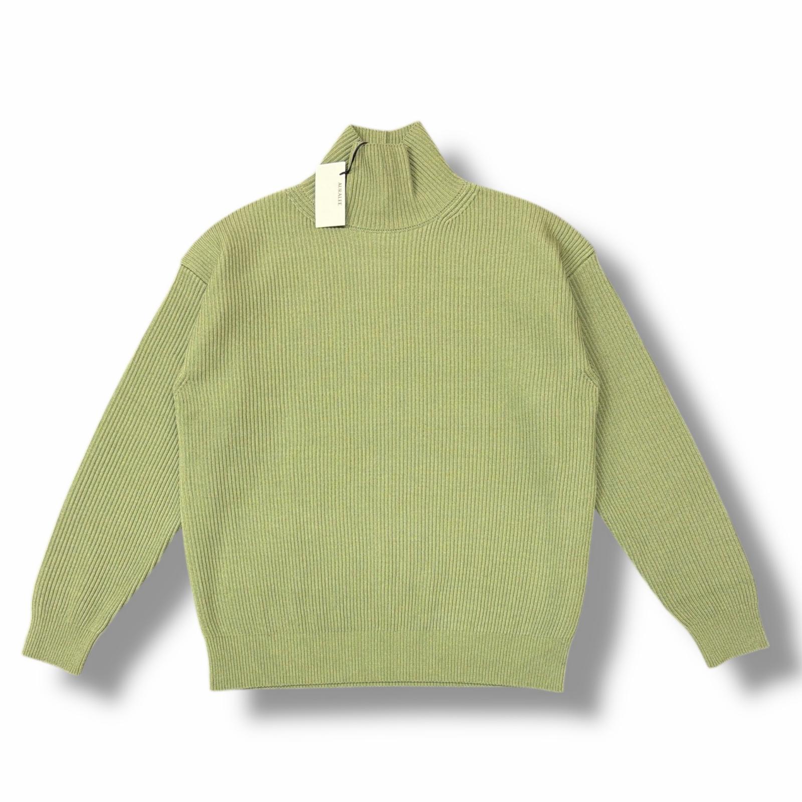 楽天市場】auralee ニット（カラーグリーン）（ニット・セーター