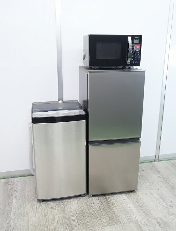 165取付無料！高性能パナソニックシルバー冷蔵庫AQUA洗濯機電子レンジ