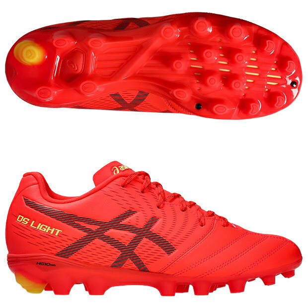 楽天市場】asics サッカースパイク 赤の通販