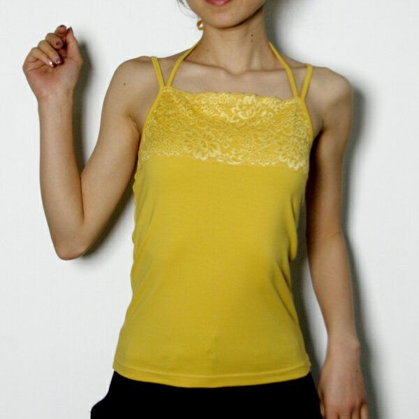 楽天市場】イエロー（キャミソール｜トップス）：レディース