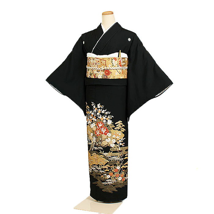 楽天市場】丸に違い鷹の羽 黒留袖（種類（着物）黒留袖）の通販