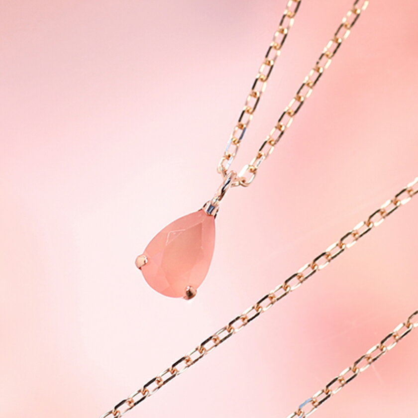 インカローズ✴ワイヤーラッピングネックレス 【公式通販】