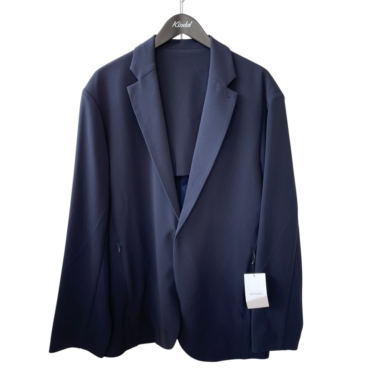 ソフネット SOPHNET. セットアップ 裏地迷彩 ストレッチ M 紺 ソフ