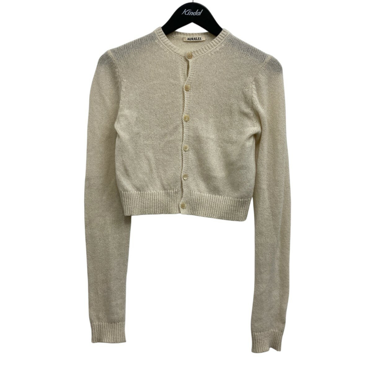 ほぼ未使用 AURALEE リブニットウールカーディガン サイズ1 楽天市場