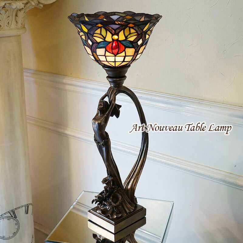 楽天市場】アール ヌーボー ランプ（デスクライト・テーブルランプ