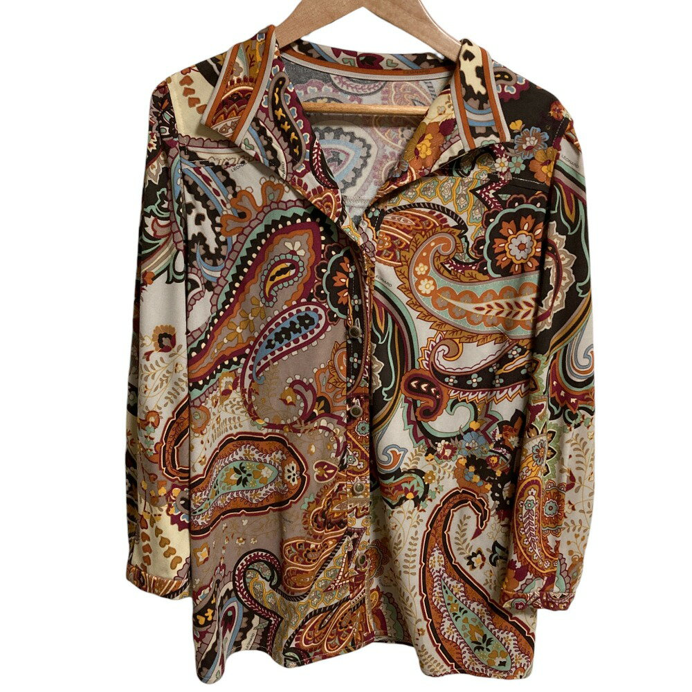 楽天市場】レオナール（柄ペイズリー）（シャツ・ブラウス｜トップス