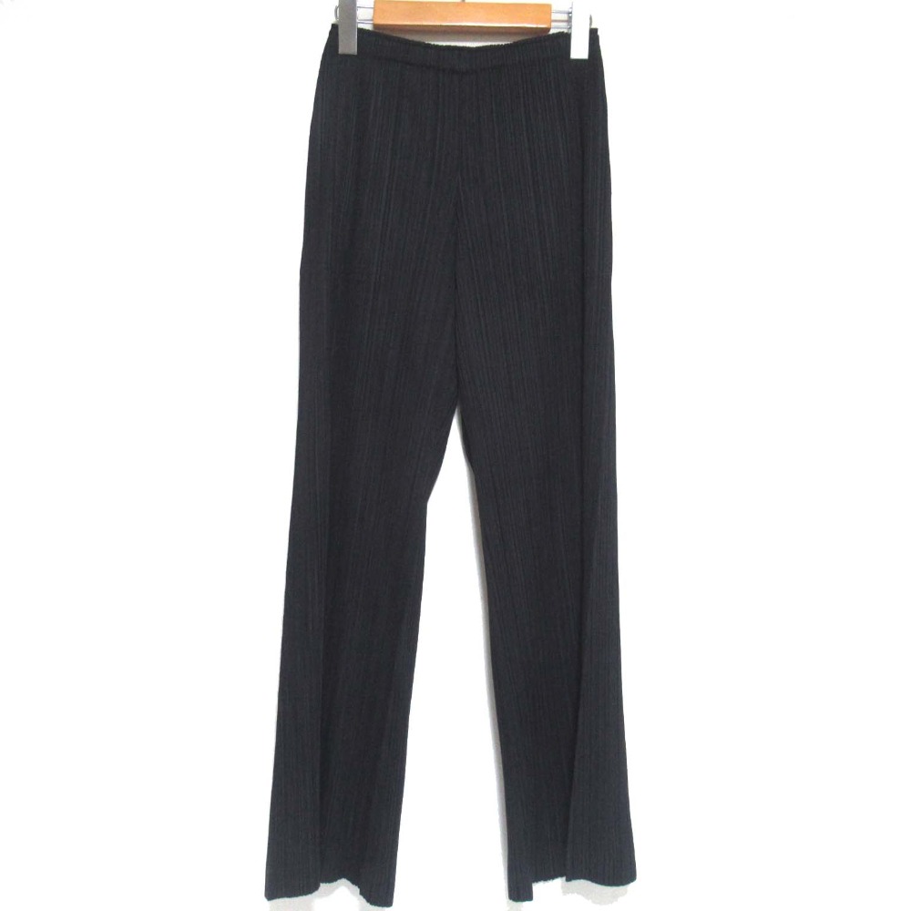 楽天市場】イッセイミヤケ プリーツプリーズ パンツ（カラーブラック