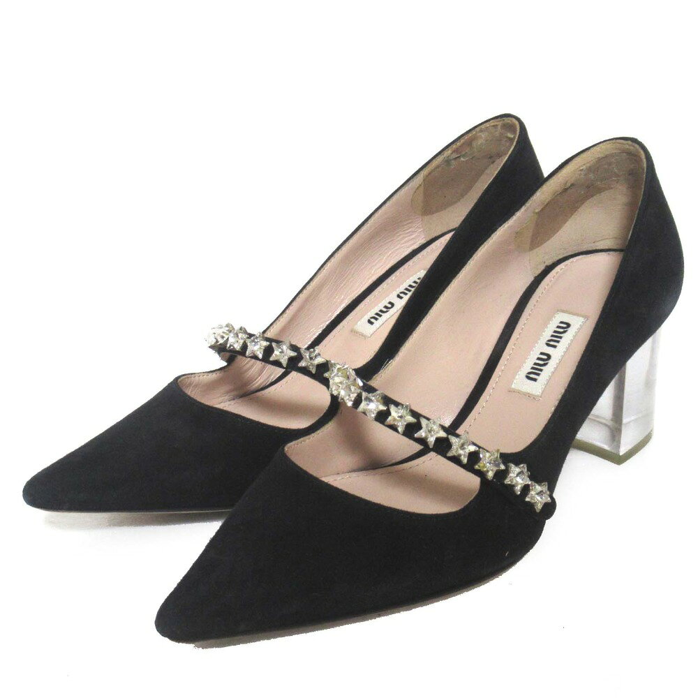 楽天市場】ミュウミュウ（カラーブラック）（靴）の通販