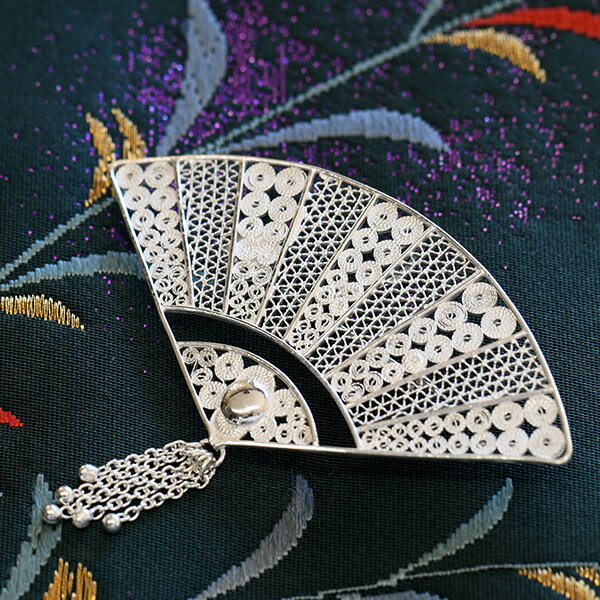 楽天市場】銀線細工（ブローチ｜レディースジュエリー・アクセサリー