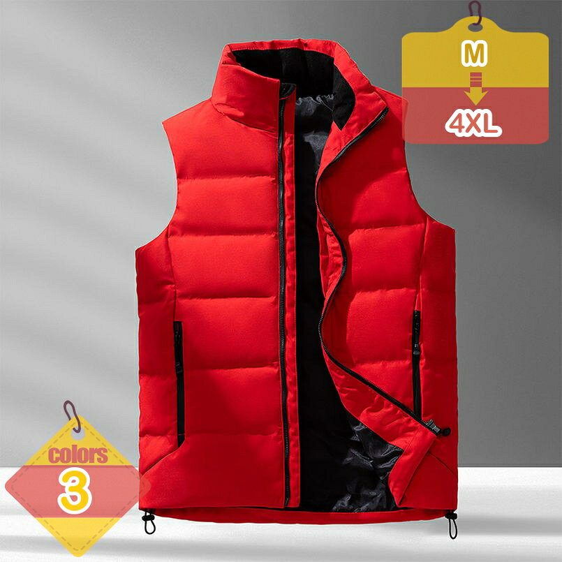 楽天市場】ダウンベスト 赤（スポーツ・アウトドア）の通販