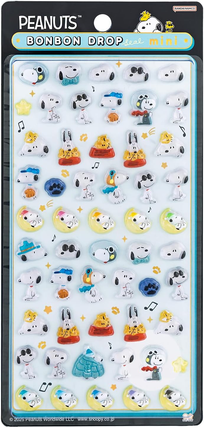 楽天市場】ボンボンドロップシール ミニスヌーピー＆フレンズの通販
