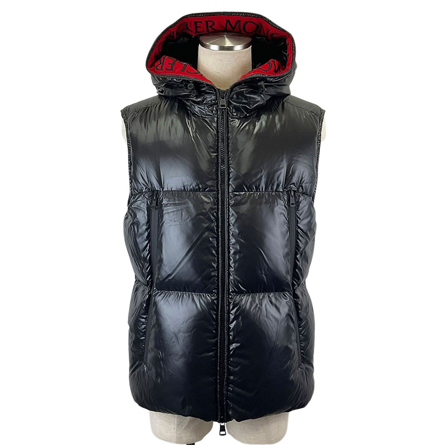 楽天市場】MONCLER ダウンベスト レッド（メンズファッション）の通販