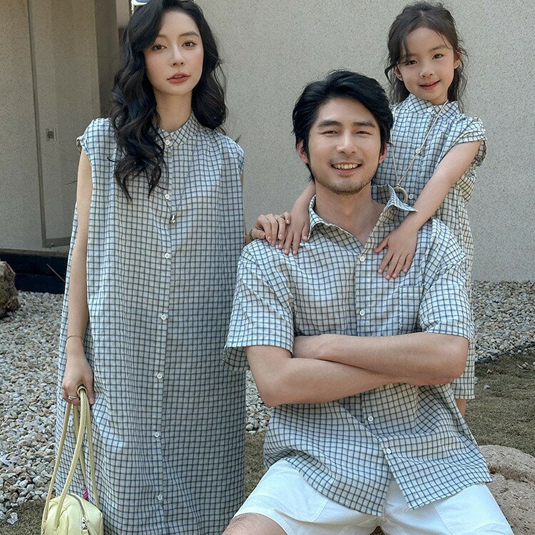 楽天市場】ギンガムチェック ワンピース（性別キッズ）（親子