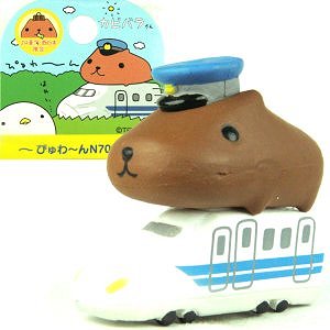 無し「N700系 新幹線 カピバラさん 根付け」（ご当地キャラ：カピバラ