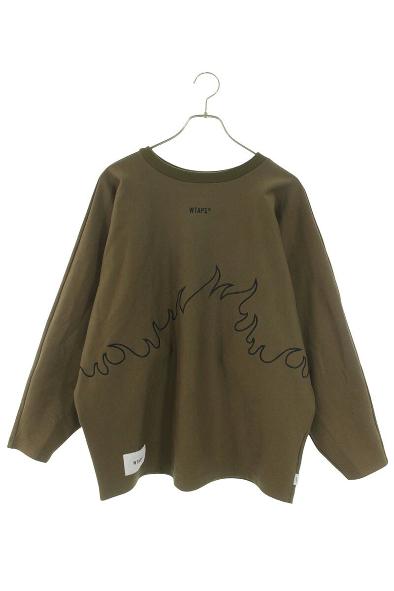 WTAPS クルーネックスウェット オリーブグリーン 04 W)taps