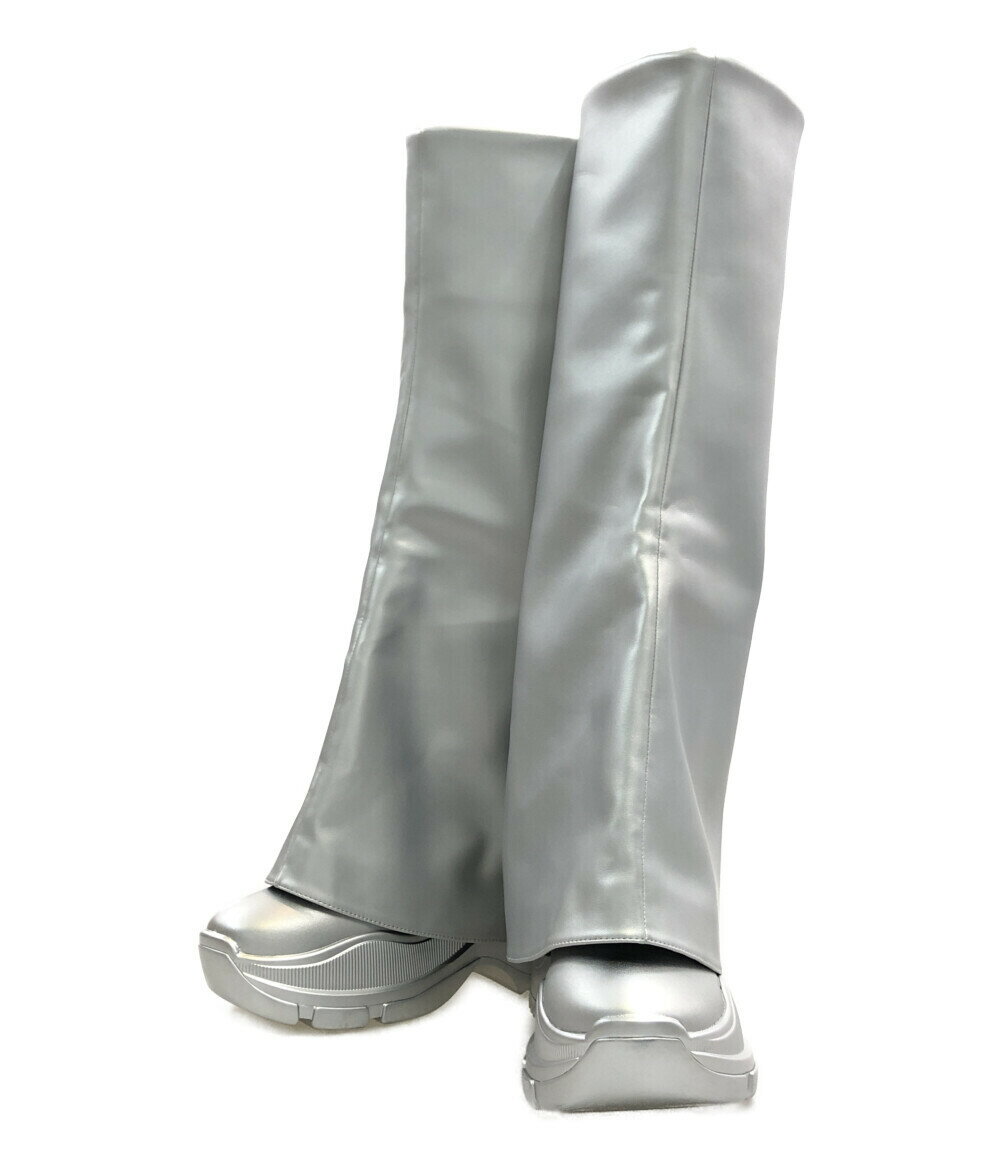 yello スパイラルブーツ シルバー