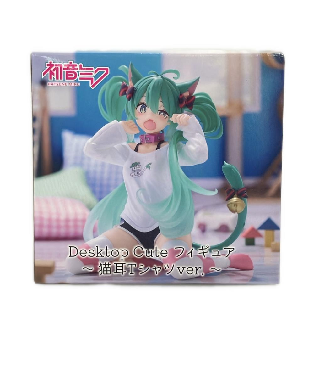 楽天市場】初音ミク Desktop Cute フィギュア ～猫耳Tシャツver.～の通販