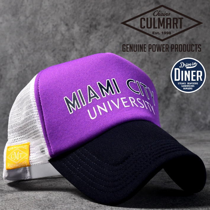 楽天市場】メッシュキャップ パープルの通販