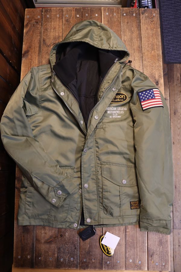 楽天市場】vanson（カラーグリーン）（コート・ジャケット｜メンズ