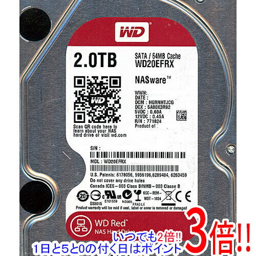 楽天市場】6tb wd red wd60efrxの通販