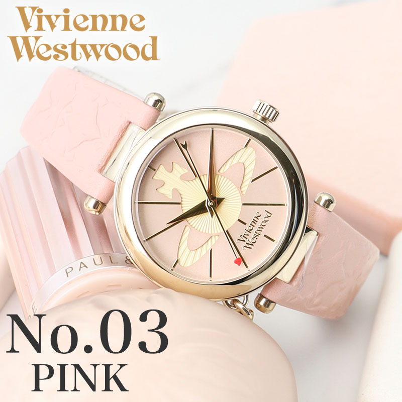 楽天市場】ヴィヴィアン 時計（ベルトカラーピンク）（レディース