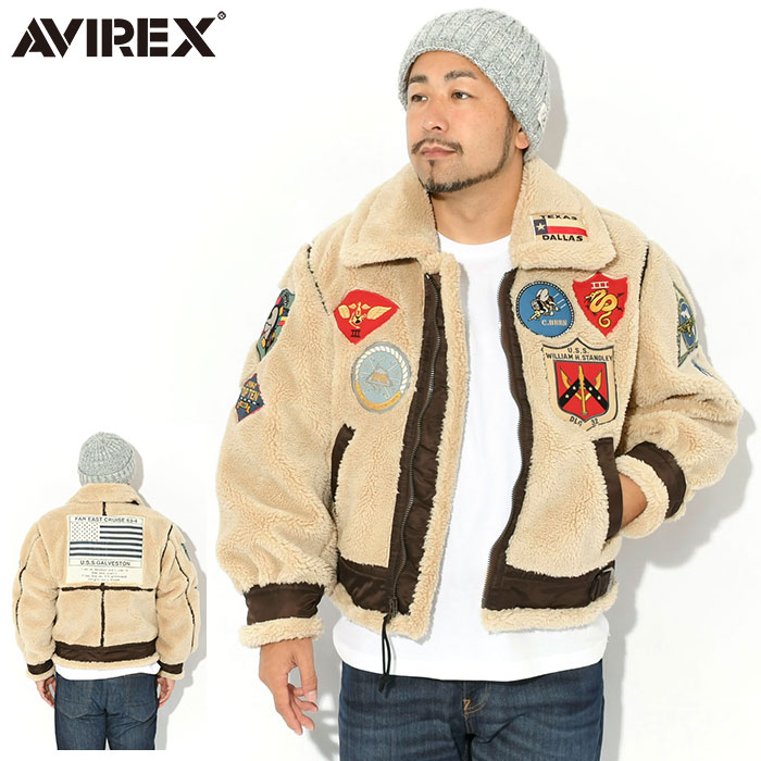 楽天市場】アヴィレックス ボアジャケットの通販